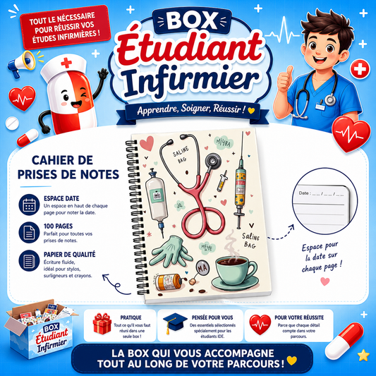 La Box Étudiant Infirmier – L’essentiel pour réussir tes stages