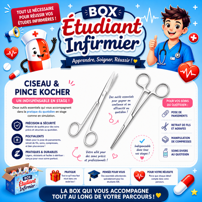 La Box Étudiant Infirmier – L’essentiel pour réussir tes stages