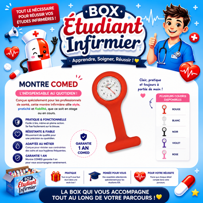 La Box Étudiant Infirmier – L’essentiel pour réussir tes stages