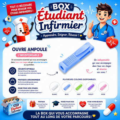 La Box Étudiant Infirmier – L’essentiel pour réussir tes stages