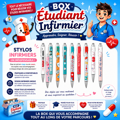 La Box Étudiant Infirmier – L’essentiel pour réussir tes stages
